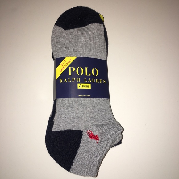 Polo Ralph Lauren Other - NWT Polo Ralph Lauren Ankle Sock 4 Pack